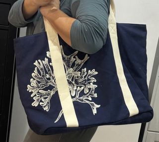 Bolso de playa Cortefiel WWF azul