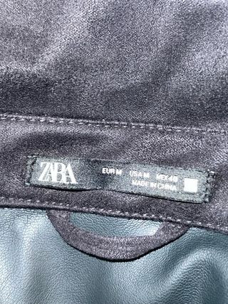 Chaqueta de terciopelo con interior de piel