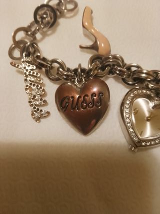 Guess Orologio Donna Charm Cuore Giallo Argento