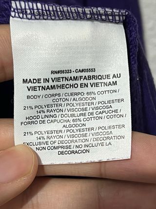 Sudadera Nike Morada con Cremallera