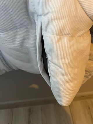 Chaqueta Nike Air Mujer celeste claro y gris