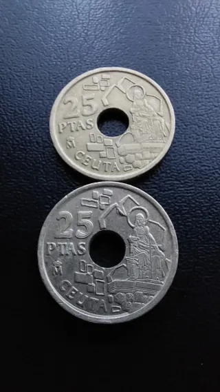 25 Pesetas 1998 Variante