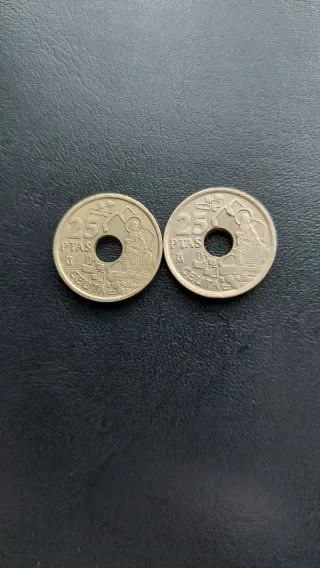 25 Pesetas 1998 Variante