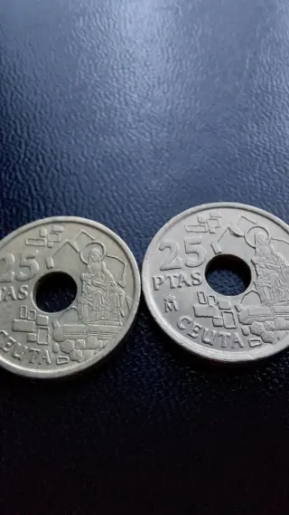 25 Pesetas 1998 Variante