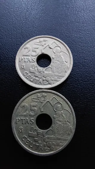 25 Pesetas 1998 Variante