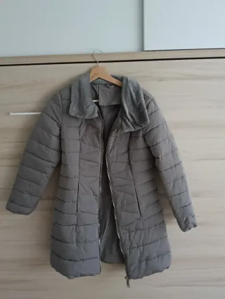 Abrigo invierno mujer gris