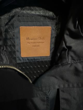 Cazadora Massimo Dutti Negra Talla XS