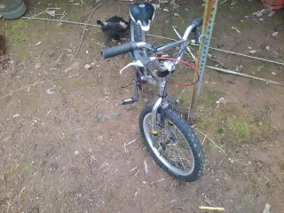 Bicicleta BMX plateada