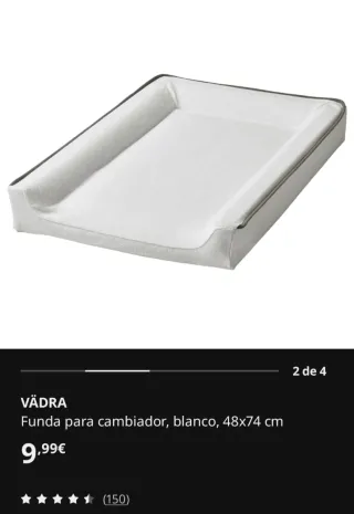 Cambiador IKEA SMÅSTAD convertible + VÄDRA