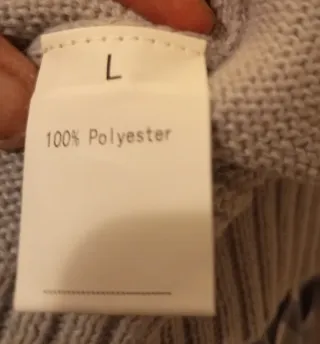 Chaleco mujer punto gris claro