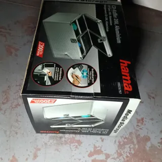 Cofre CD/DVD Aluminio Hama 200