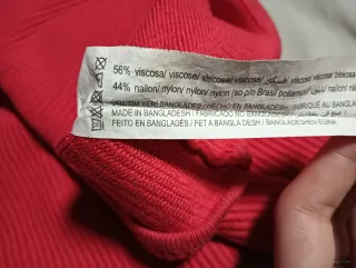 Top Corto Rojo Lefties Talla S