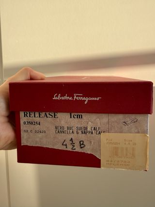 Bailarinas Salvatore Ferragamo, Talla 34