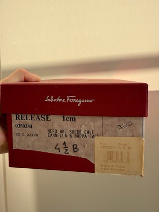 Bailarinas Salvatore Ferragamo, Talla 34