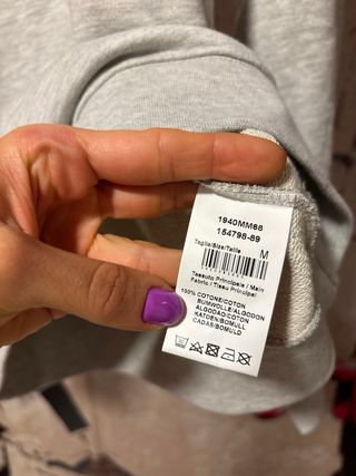 Felpa MSGM Grigia Taglia M