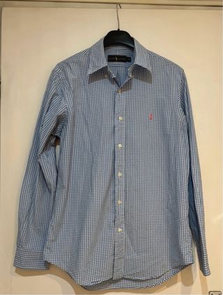 Camisa cuadros azul Polo Ralph Lauren