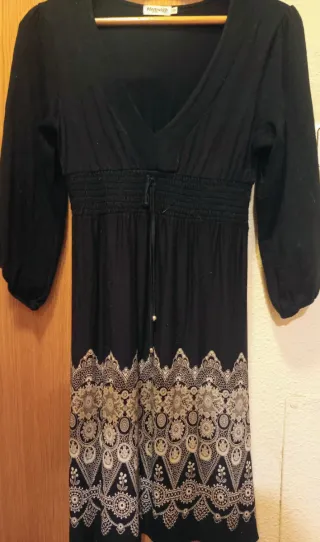 Vestido negro mujer