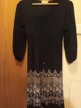 Vestido negro mujer