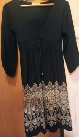 Vestido negro mujer