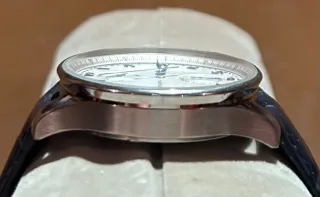 Reloj Lorea Cronógrafo Esfera Blanca Correa azul