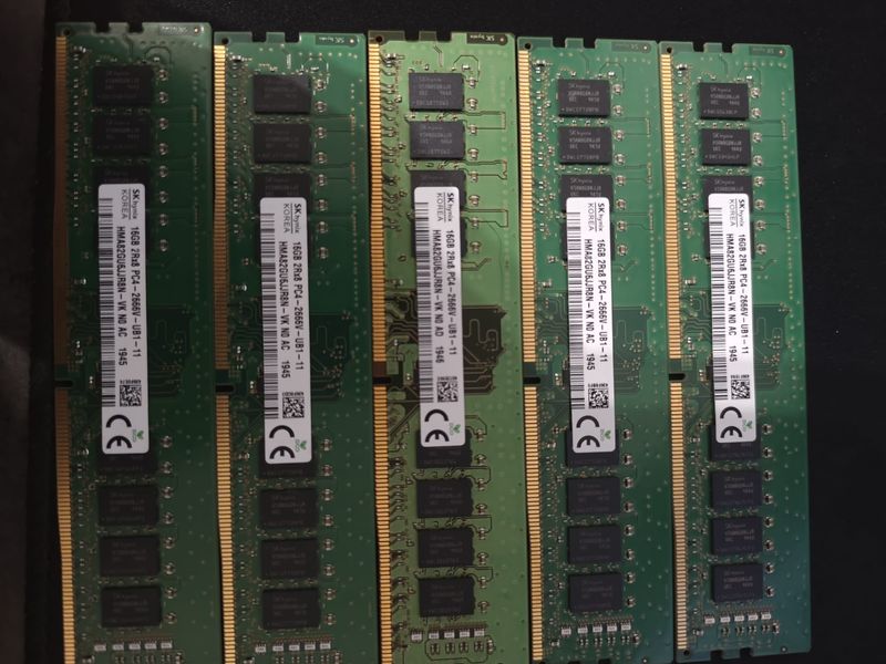 5x 16GB DDR4 SK Hynix 2666MHz RAM afbeelding 4