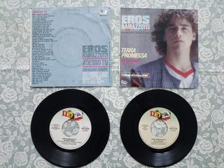 Eros Ramazzotti 45giri Juke-Box Versioni