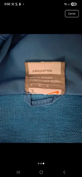 Chaqueta FC Barcelona Nike Azul