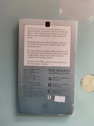 Nivel B2 inglés, Great Gatsby F. Scott Fitzgerald