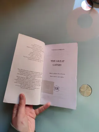 Nivel B2 inglés, Great Gatsby F. Scott Fitzgerald