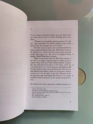 Nivel B2 inglés, Great Gatsby F. Scott Fitzgerald