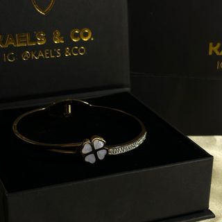 Brazalete KAEL'S & CO. oro y blanco