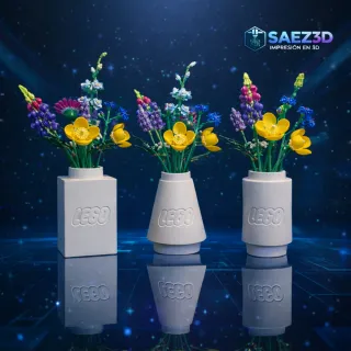 Jarron para Flores Lego