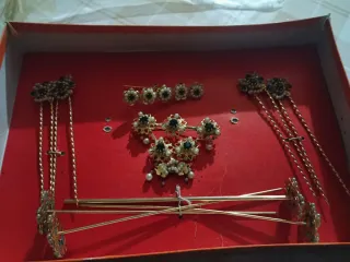 Adornos Fallera y Huertana Dorados