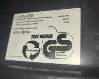 Baúl portaequipajes Cruz 450L