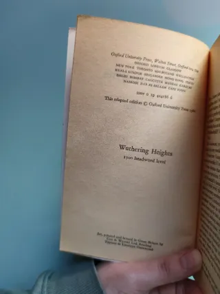 Nivel B1 inglés, Wuthering Heights, Emily Brontë