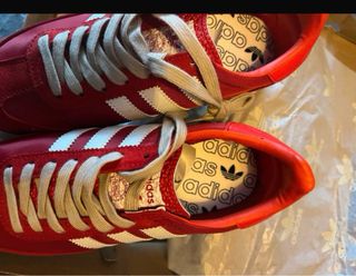 Zapatillas Adidas Mujer Rojas y Blancas