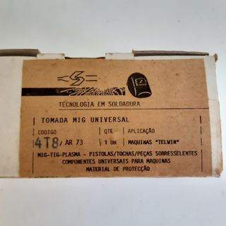 Tomada MIG Universal Nova p Máquinas Soldar Telwin