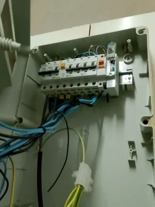 Cuadro de obras eléctrico