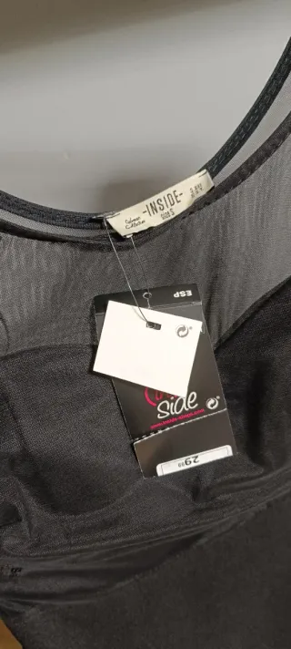 Vestido negro Inside Talla S