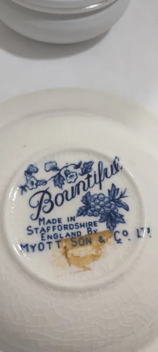 Set Vasetto Fiori Blu + Ciotolina Made in England