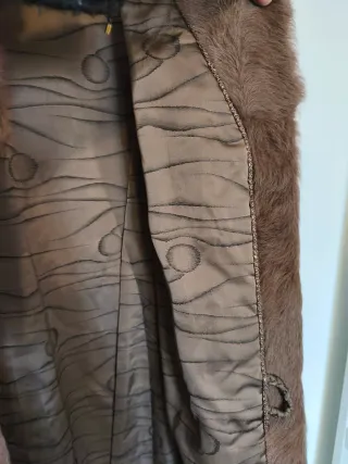 Abrigo vintage piel zorro Berlín