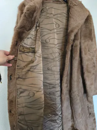 Abrigo vintage piel zorro Berlín