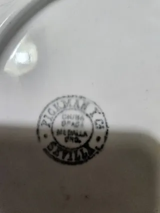 Vajilla Pickman ( aprox 1880-1895)...