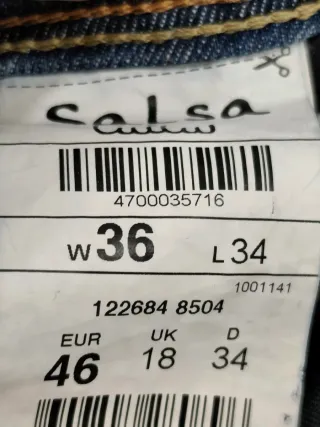 Pantalón Vaquero Salsa Azul