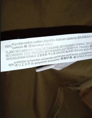 Parka Stradivarius Verde Militar Boho, nueva