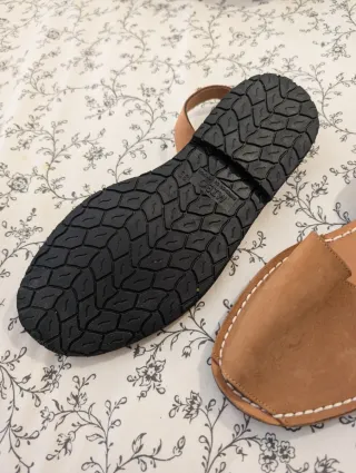 Sandalias Avarca de Menorca Mibo de cuero