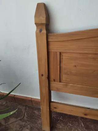 Cabeceros de madera rústicos(uno- 1,35 y dos de 90