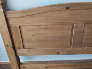 Cabeceros de madera rústicos(uno- 1,35 y dos de 90