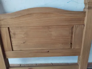 Cabeceros de madera rústicos(uno- 1,35 y dos de 90