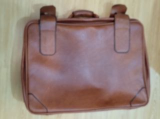 Maleta Antigua Cuero Loeds Años 70